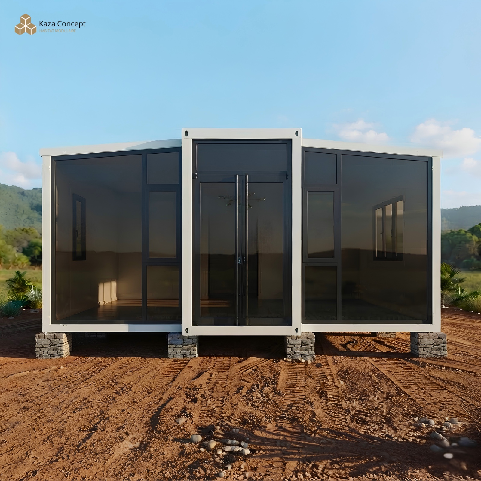 Maison modulaire extensible Kaza Concept à La Réunion